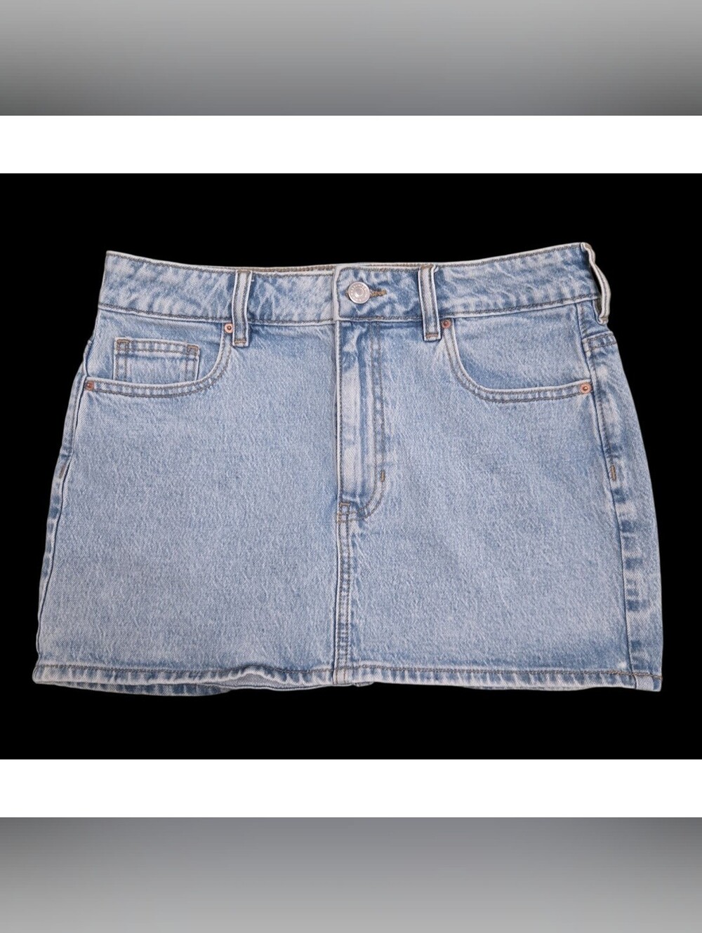 PacSun Light Blue Denim Mini Skirt